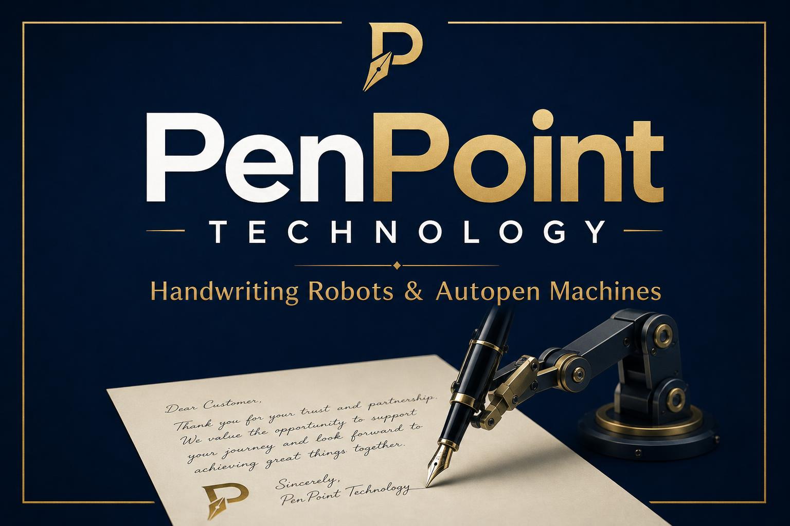 Handwriting Robot & Autopen Machine | PenPoint Tech